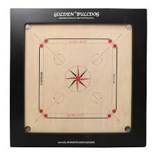 Total Full-Size Professional Carrom Board | 32-Inch Tournament-Grade Wooden Board Game | 6mm Fast English Speed Ply with Smooth Matte Finish | Premium International Quality for Clubs, Kids & Adults 1 Unit
